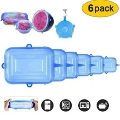 Silikon-Lebensmitteldeckel – wiederverwendbare, langlebige Küchenabdeckungen