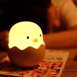 Silikon-LED-Touch-Nachtlicht – wiederaufladbare Eierlampe