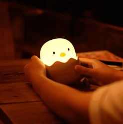 Silikon-LED-Touch-Nachtlicht – wiederaufladbare Eierlampe