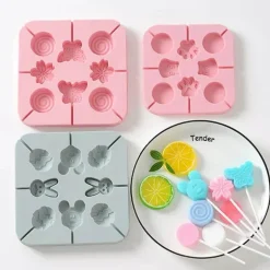 Silikon-Lolliform – DIY-Süßigkeiten-Dekor mit süßen Mustern