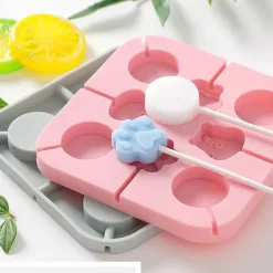 Silikon-Lolliform – DIY-Süßigkeiten-Dekor mit süßen Mustern