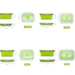Silikon-Lunchbox-Set – Frischhaltebehälter
