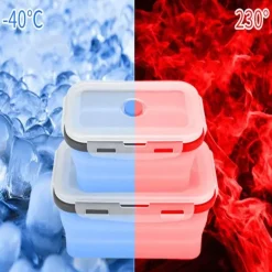 Silikon-Lunchbox-Set – Frischhaltebehälter
