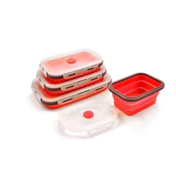 Silikon-Lunchbox-Set – Frischhaltebehälter