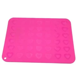 Silikon-Macaron-Backmatte mit 42-Mulden-Plätzchenform für perfekte Leckereien