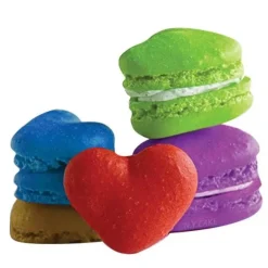 Silikon-Macaron-Backmatte mit 42-Mulden-Plätzchenform für perfekte Leckereien