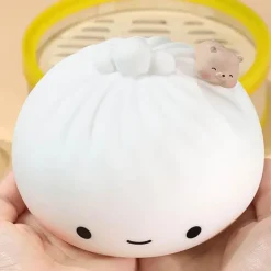 Silikon-Nachtlampe – süßes Dampfbrötchen-Design