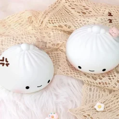 Silikon-Nachtlampe – süßes Dampfbrötchen-Design