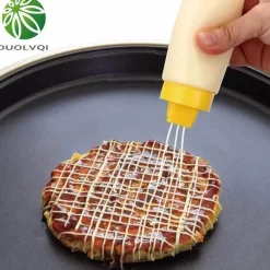 Silikon-Quetschflasche – Kuchendekorationswerkzeug mit 4 Löchern