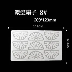 Silikon-Schokoladenform für kreative Kuchendekorationen – verschiedene lustige Formen