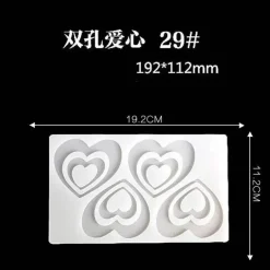 Silikon-Schokoladenform für kreative Kuchendekorationen – verschiedene lustige Formen