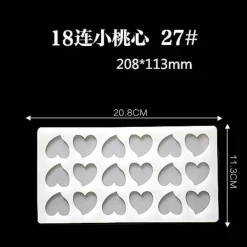 Silikon-Schokoladenform für kreative Kuchendekorationen – verschiedene lustige Formen