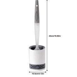 Silikon-Toilettenbürste mit Seifenspender – Sanftes Reinigungswerkzeug