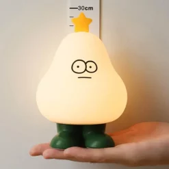 Silikon-Weihnachtsbaum-Nachtlampe – süße Weihnachtsdekoration, leuchtende Dekoration