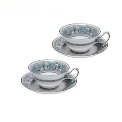 Silk Road Kaffee- und Teeservice – Elegantes Teegeschirr mit Tassen, Tellern und Essgeschirr