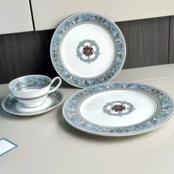 Silk Road Kaffee- und Teeservice – Elegantes Teegeschirr mit Tassen, Tellern und Essgeschirr