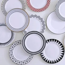 Skandinavische Dessertteller aus Keramik – 8 Zoll Frühstücksuntertassen-Set