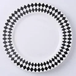 Skandinavische Dessertteller aus Keramik – 8 Zoll Frühstücksuntertassen-Set