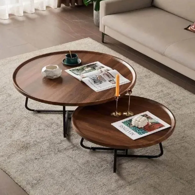 Skandinavischer Luxus-Couchtisch – Moderne, vielseitige Eleganz für das Wohnzimmer