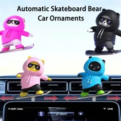 Skateboard-Bär-Dekor – süßes Geschenk für Skateboard-Liebhaber