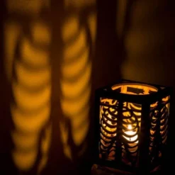 Skeleton Lamp Shade - Creepy Halloween Decor