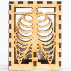 Skeleton Lamp Shade - Creepy Halloween Decor