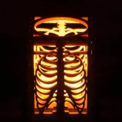 Skeleton Lamp Shade - Creepy Halloween Decor