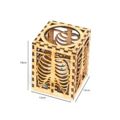 Skeleton Lamp Shade - Creepy Halloween Decor