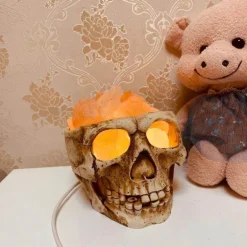 Skull LED Night Light - Halloween Spooky Decor