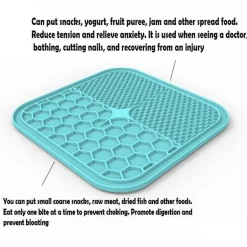 Slow Feeder Bowl zur Linderung von Angstzuständen bei Haustieren – Saugnapf zur Stressreduzierung