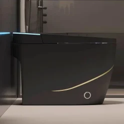 Smart Black Pearl Toilette – Elegante futuristische Badezimmerarmatur