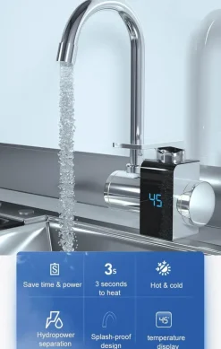 Smart Display Küchenarmatur - Intelligenter Heizhahn