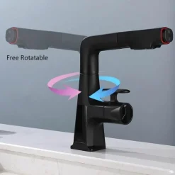 Smart Faucet - Rotatable Temperature Water Tap Display