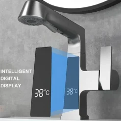 Smart Faucet - Temperature Display Kitchen Tap