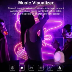 Smart LED Alarm Clock - Programmable Wake-Up Light