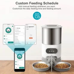 Smart Pet Feeder - Automatischer 2-Wege-Mahlzeitenverteiler
