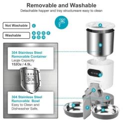 Smart Pet Feeder - Automatischer 2-Wege-Mahlzeitenverteiler