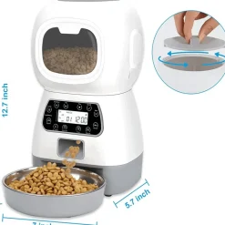 Smart Pet Feeder - Automatischer 2-Wege-Mahlzeitenverteiler