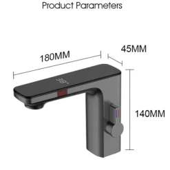 Smart Sensor Wasserhahn - Energieeffiziente Digitalanzeige