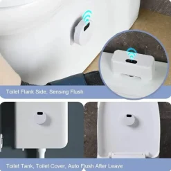 Smart Toilet Auto Flush Sensor - Intelligent Bathroom Upgrade