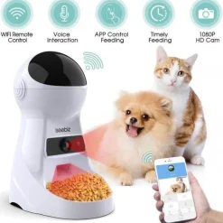 Smart WiFi Pet Feeder - Automatischer Futterspender für Katzen und Hunde