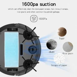 Smarter Roboterstaubsauger – Multifunktionaler Autoreiniger mit Fernbedienung