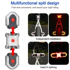 Smartes Fahrradlicht mit Fernbedienung – Innovative Blinker-Sicherheitslampe