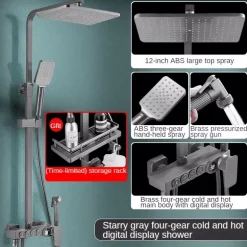 Smartes LCD-Bidet-Duschset – Thermostat-Sprüher