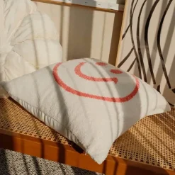 Smile Dekorativer Kissenbezug - Gemütlicher Kissenbezug für die Heimdekoration