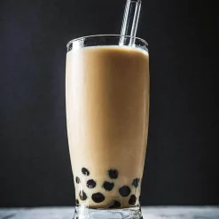 Smoothie-Strohhalme aus klarem Glas – 12 mm breit für Boba-Milchshakes