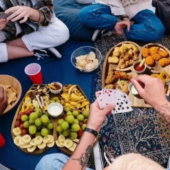 Snacktablett in Po-Form – lustiges Serviertablett für Partys für Erwachsene