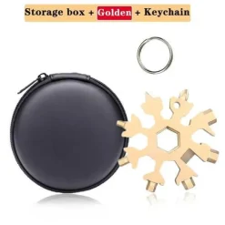 Snowflake Multi-Tool – 18-in-1 Camping-Survival-Handwerkzeug