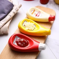 Soßenspender aus Keramik – Elegante Gewürzflasche