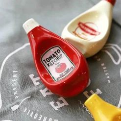 Soßenspender aus Keramik – Elegante Gewürzflasche